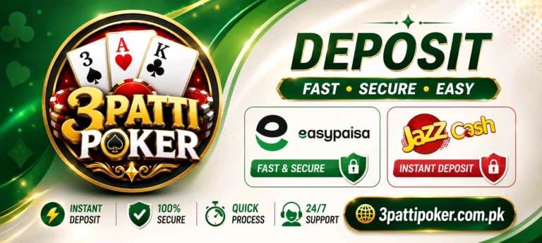 How to Deposit Money in 3 Patti Poker